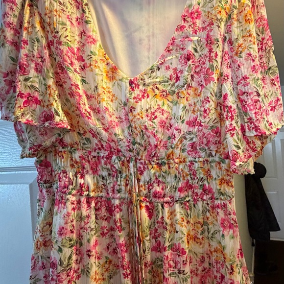 City Studio Dresses & Skirts - Floral Smocked Waist Dress, light and airy designed for casual spring or summer